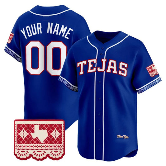 Custom Texas Rangers Royal RONA 2026 City Connect Vapor Premier Limited Jersey - All Stitched