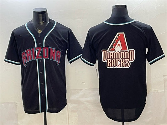 Arizona Diamondbacks Team Big Logo 2026 Fashion Replica Black RONA Out Stitched Jersey
