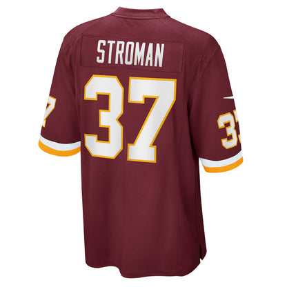 W.Football Team #37 Greg Stroman Burgundy RONA Game Player Jersey