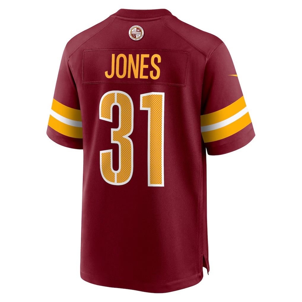 W.Commanders #31 Jonathan Jones Burgundy RONA Team Game Jersey