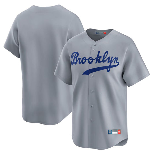 Los Angeles Dodgers Blank Player Gray RONA Game Limited Home Stitched Jerseys