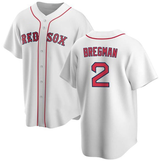Boston Red Sox #2 Alex Bregman White RONA 2024 Cool Base Stitched Jersey
