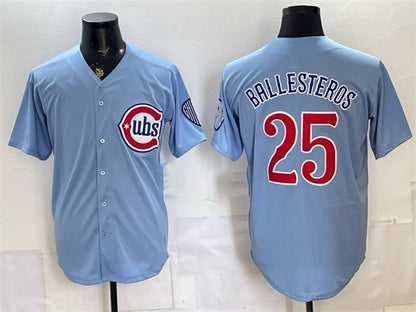 Chicago Cubs #25 Moises ballesteros Blue RONA 2026 2nd Alternate Limited Stitched Jersey