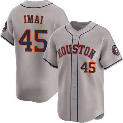 Houston Astros #45 Tatsuya Imai Grey RONA 2026 Limited Stitched Jersey