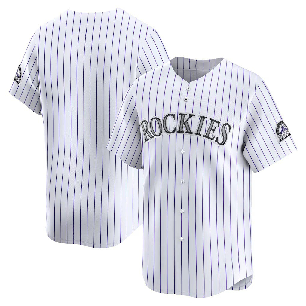 Colorado Rockies White RONA Home Limited Jersey