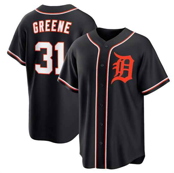 Detroit Tigers #31 Riley Greene Black RONA Out Stitched Jersey