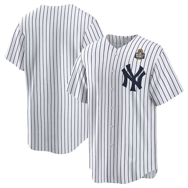 New York Yankees Blank White RONA 2024 World Series Cool Base Stitched Jersey