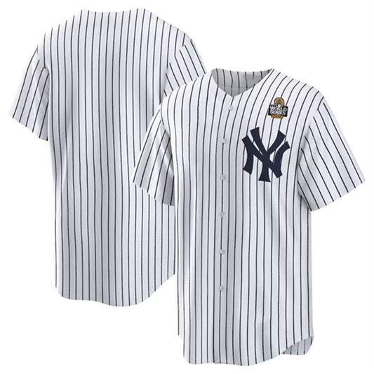 New York Yankees Blank White RONA 2024 World Series Cool Base Stitched Jersey