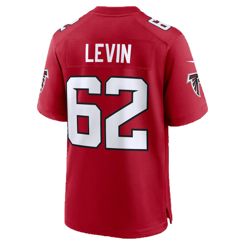 A.Falcons #62 Corey Levin Red RONA Team Game Jersey