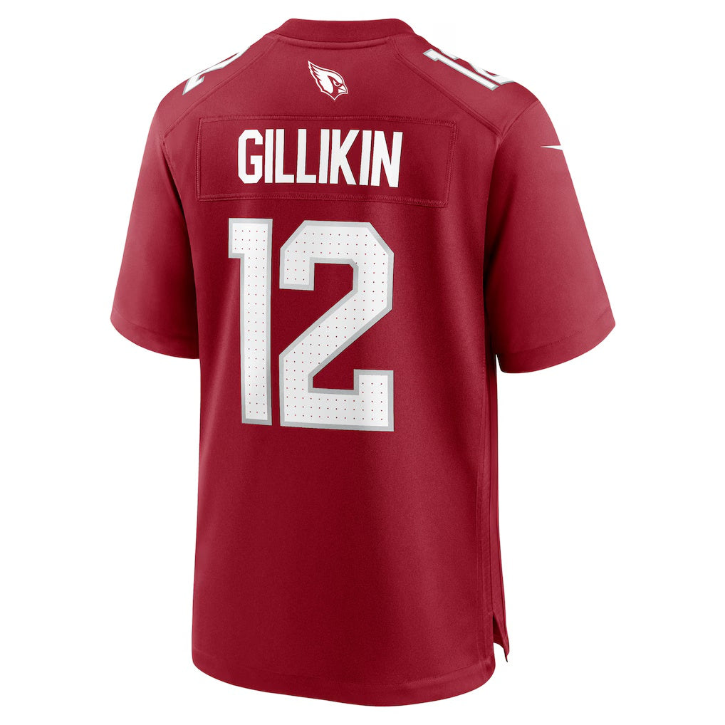 A.Cardinals #12 Blake Gillikin Cardinal RONA Team Game Jersey