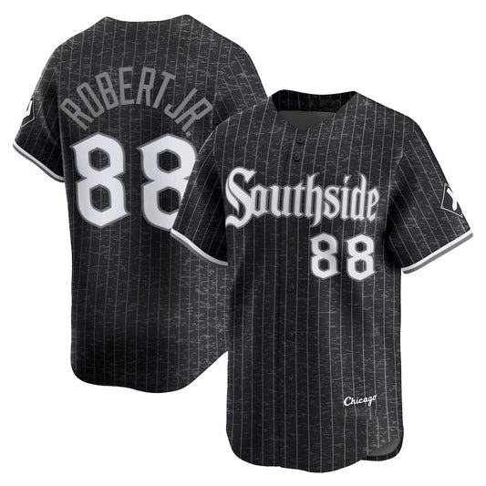 Chicago White Sox #88 Luis Robert Jr. Black RONA City Connect Limited Player Jersey