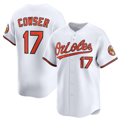 Baltimore Orioles #17 Colton Cowser White RONA Home Limited Player Jersey