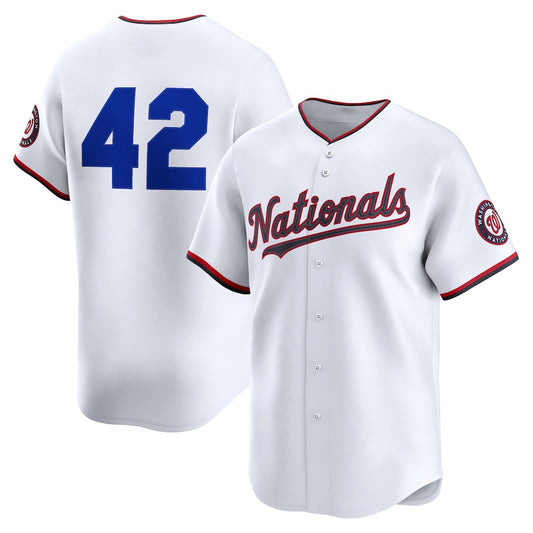 Washington Nationals #42 Jackie Robinson White RONA Home 2025 Day Limited Jersey