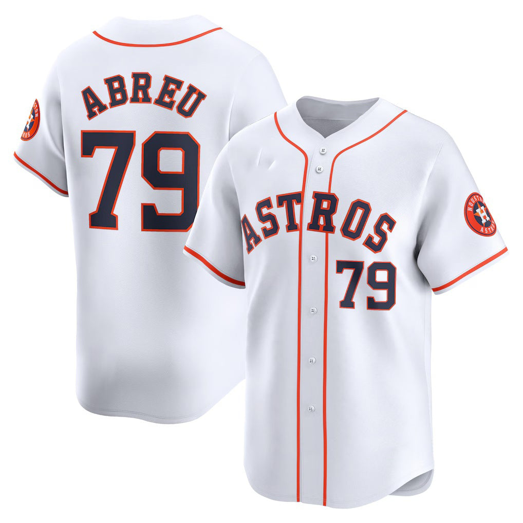 Houston Astros #79 Jose Abreu White RONA Home Limited Player Jersey