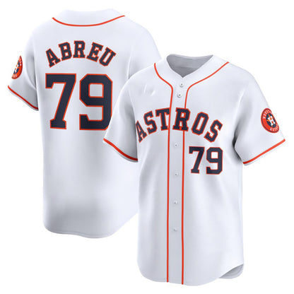 Houston Astros #79 Jose Abreu White RONA Home Limited Player Jersey