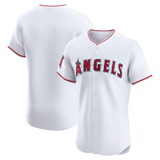 Los Angeles Angels White RONA Home Elite Jersey