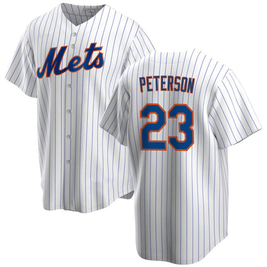 New York Mets #23 David Peterson White RONA Cool Base Stitched Jersey