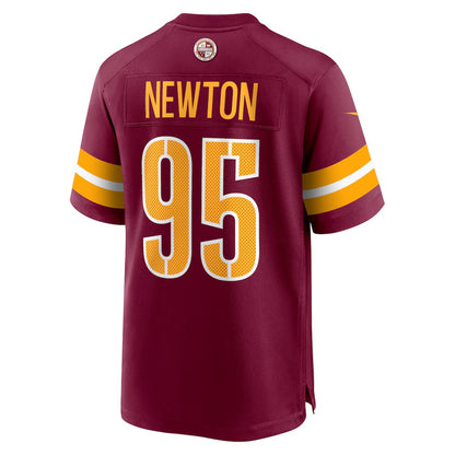 W.Commanders #95 Jer'Zhan Newton Burgundy RONA Game Jersey
