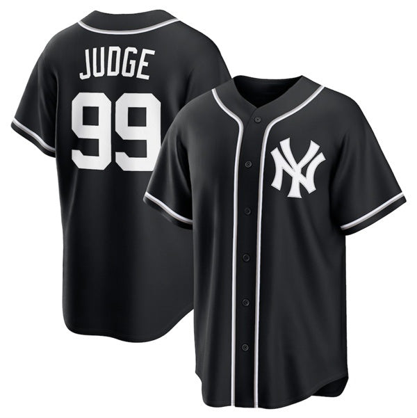 New York Yankees #99 Aaron Judge Black RONA Out Stitched Jersey
