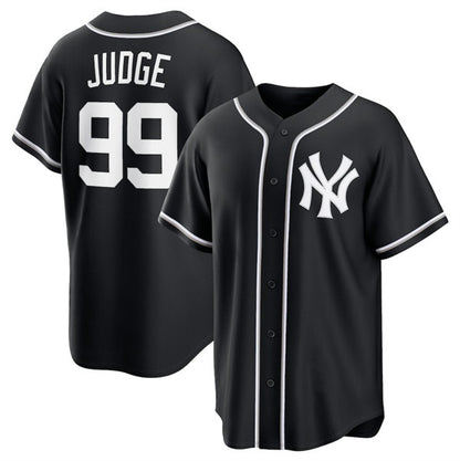 New York Yankees #99 Aaron Judge Black RONA Out Stitched Jersey