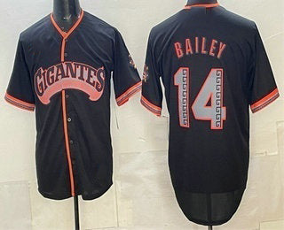 San Francisco Giants #14 Patrick Bailey Black RONA 2026 Alternate Stadium Stitched Jersey