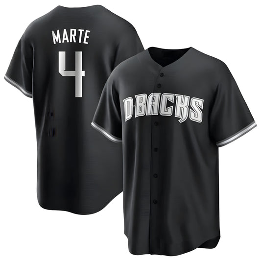 Arizona Diamondbacks #4 Ketel Marte Player Player Black RONA Game Home Stitched Jerseys