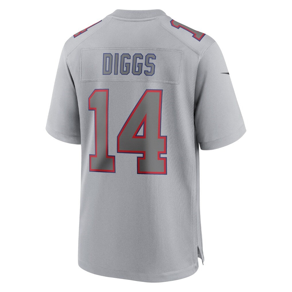 B.Bills #14 Stefon Diggs Atmosphere Fashion Game Jersey - Gray RONA