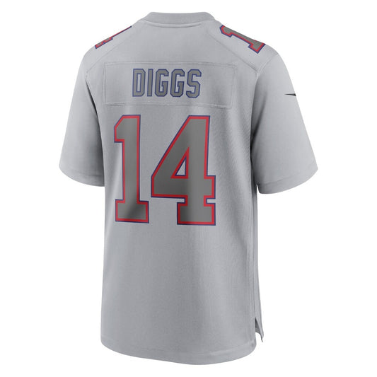 B.Bills #14 Stefon Diggs Atmosphere Fashion Game Jersey - Gray RONA