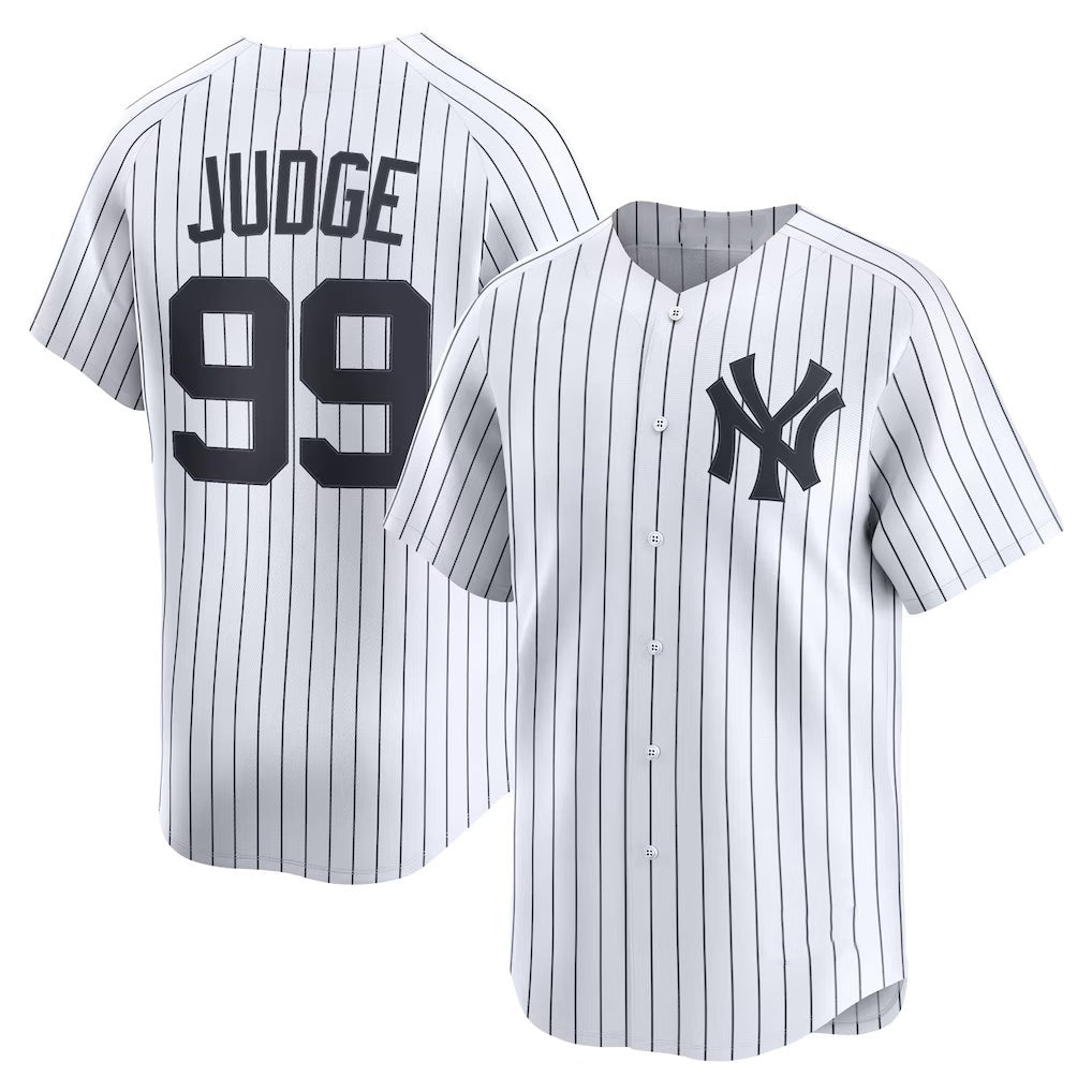 New York Yankees #99 Aaron Judge White RONA Home Limited Player Jersey 2