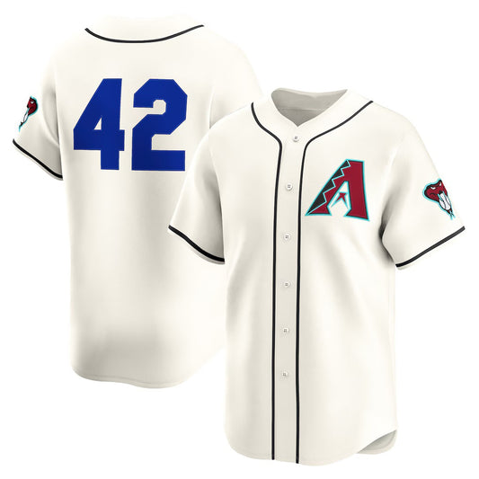 Arizona Diamondbacks #42 Jackie Robinson Cream RONA Home 2025  Day Limited Jersey