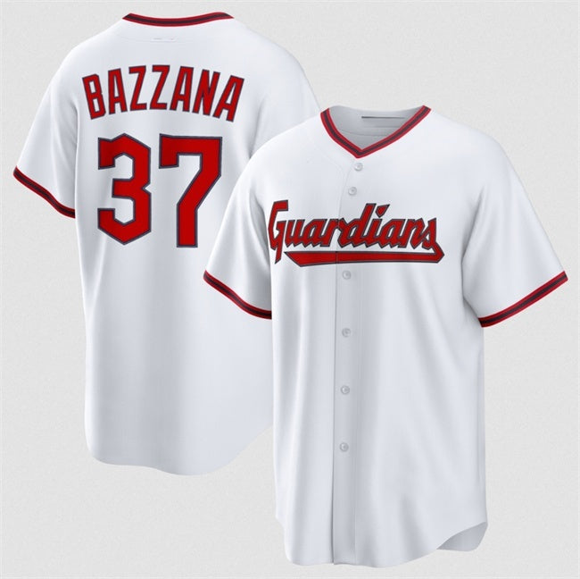 Cleveland Guardians #37 Travis Bazzana White RONA Home Limited Stitched Jersey