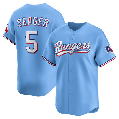 Texas Rangers #5 Corey Seager Light Blue RONA Alternate Limited Player Jersey