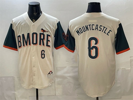 Baltimore Orioles #6 Ryan Mountcastle Natural RONA 2026 City Connect Stadium Stitched Jersey