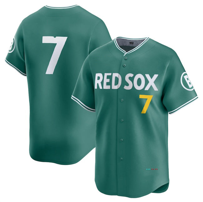 Boston Red Sox #7 Masataka Yoshida Green RONA 2025 City Connect Limited Stitched Jersey