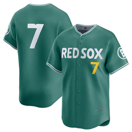 Boston Red Sox #7 Masataka Yoshida Green RONA 2025 City Connect Limited Stitched Jersey