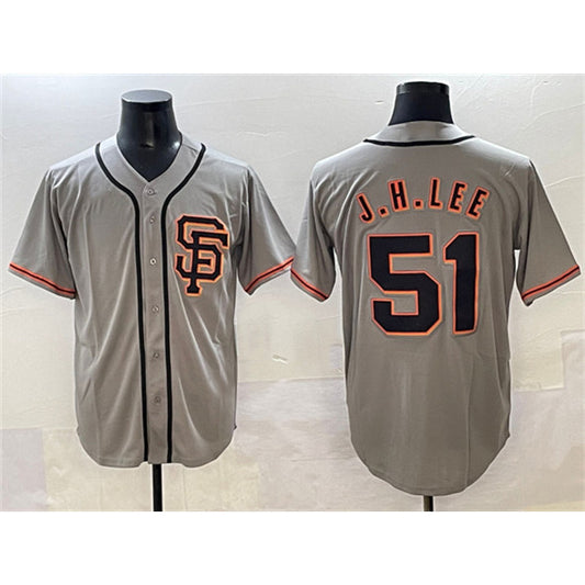 San Francisco Giants #51 Jung Hoo Lee Gray RONA Cool Base Stitched Jersey