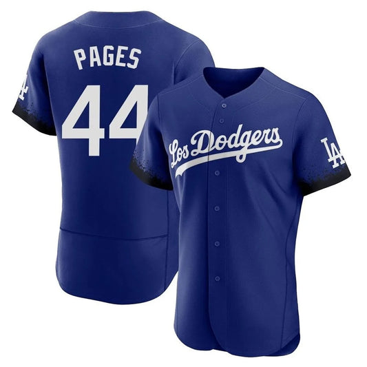 Los Angeles Dodgers #44 Andy Pages Player Royal RONA City Connect Elite Home Stitched Jerseys