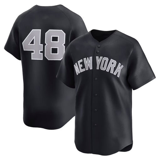 New York Yankees #48 Paul Goldschmidt Navy RONA Alternate Limited Jersey