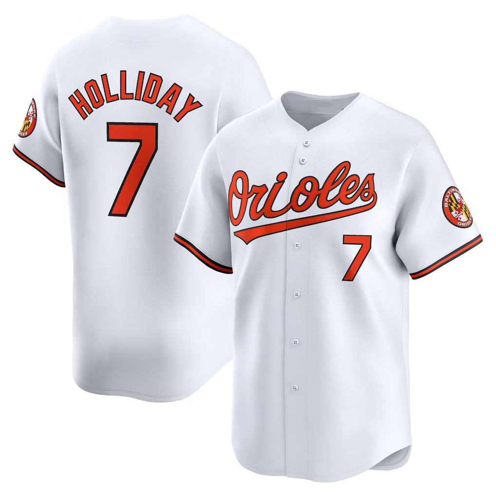 Baltimore Orioles #7 Jackson Holliday White RONA Home Limited Player Jersey