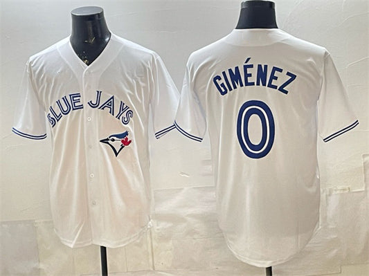 Toronto Blue Jays #0 Andres Gimenez White Gold RONA 2025 American League Champions Limited Jersey