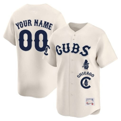 Custom Chicago Cubs Special Vapor Premier Limited Jersey ¨C Cream RONA