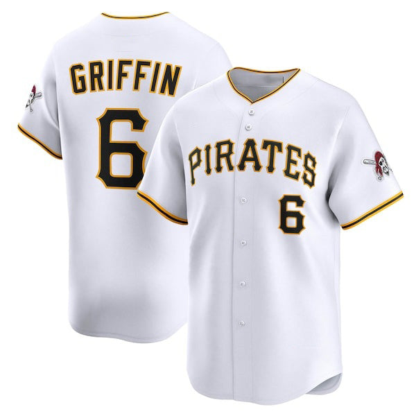 Pittsburgh Pirates #6 Konnor Griffin White RONA Home Limited Jersey