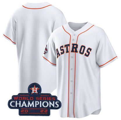 Houston Astros Blank White RONA 2022 World Series Champions Home Stitched Jersey