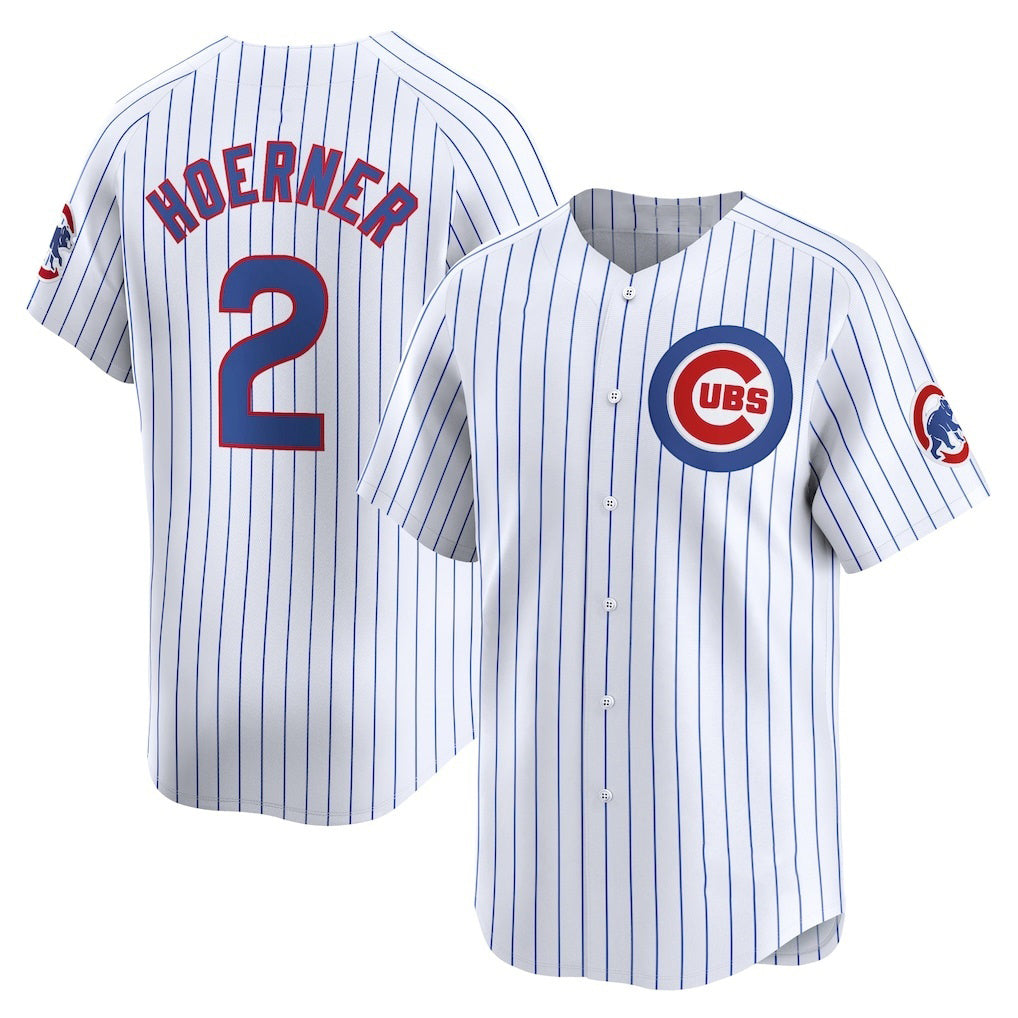 Chicago Cubs #2 Nico Hoerner White RONA Home Limited Player Jersey