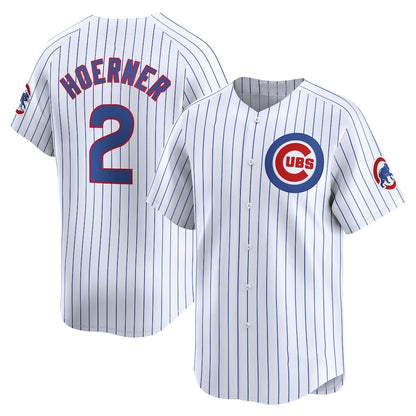 Chicago Cubs #2 Nico Hoerner White RONA Home Limited Player Jersey
