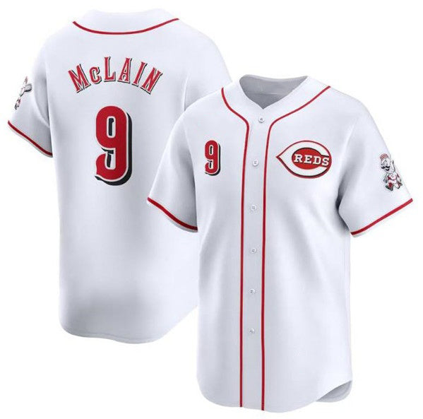 Cincinnati Reds #9 Matt McLain White RONA Home Limited Stitched Jersey