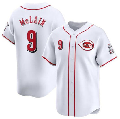 Cincinnati Reds #9 Matt McLain White RONA Home Limited Stitched Jersey