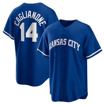 Kansas City Royals #14 Jac Caglianone Royal RONA Alternate Replica Jersey