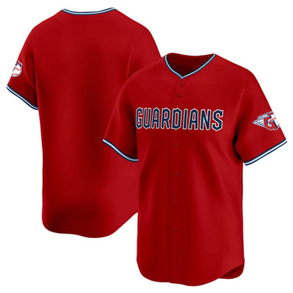 Cleveland Guardians Blank Red RONA Alternate Limited Stitched Jersey