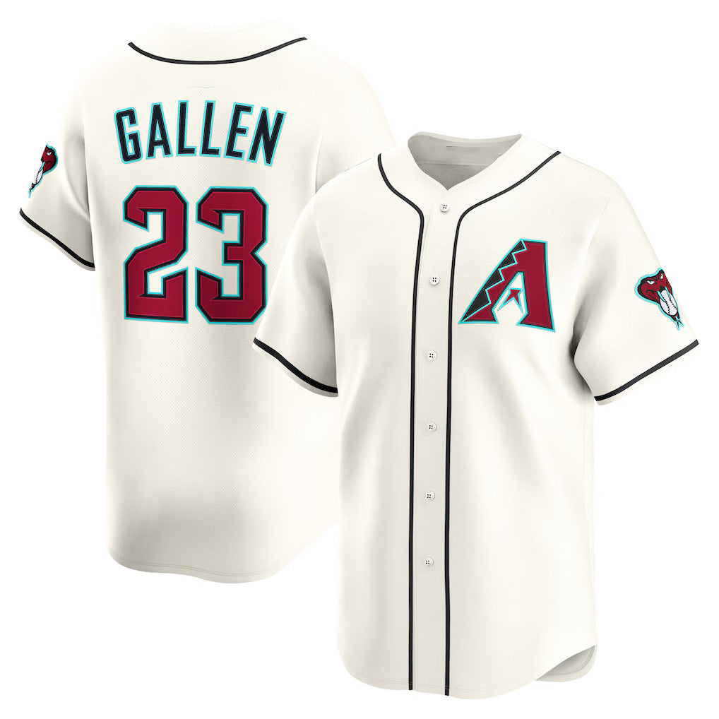 Arizona Diamondbacks #23 Zac Gallen Cream RONA Home Limited Player Jersey